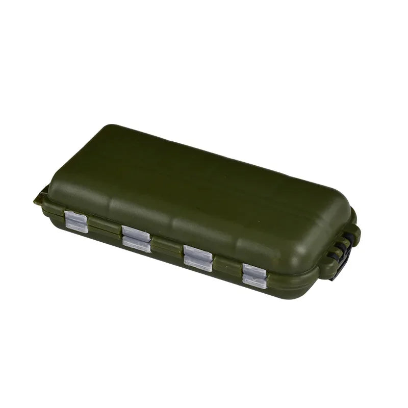 Fishing Storage Case Mini Fishing Tackle Spoon Hook Bait Box Waterproof Portable With Independent Grids Fishing Accessories