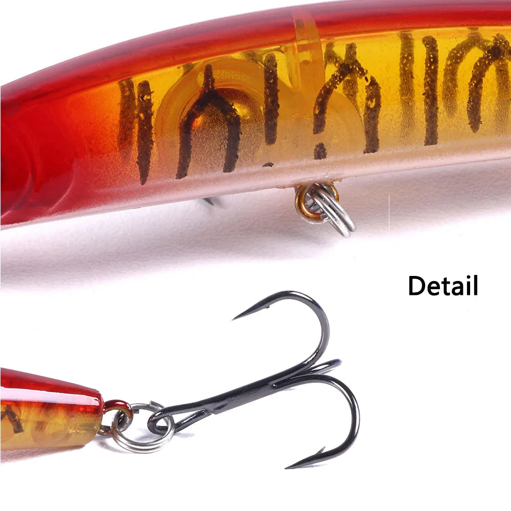 1pcs 15cm 15g Deep Diving Jerkbait Artificial Hard Bait Fishing Wobblers Minnow Lure for Bass Pike Carp Fishing Tackle
