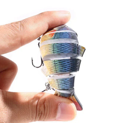 6 Segment Multi Jointed Fishing Lure 10cm/17.5g Sinking Swimbait Artificial Wobblers Crankbait Hard Bait Pesca Tackle 5/3/1Pcs