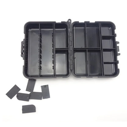 Fishing Storage Case Mini Fishing Tackle Spoon Hook Bait Box Waterproof Portable With Independent Grids Fishing Accessories