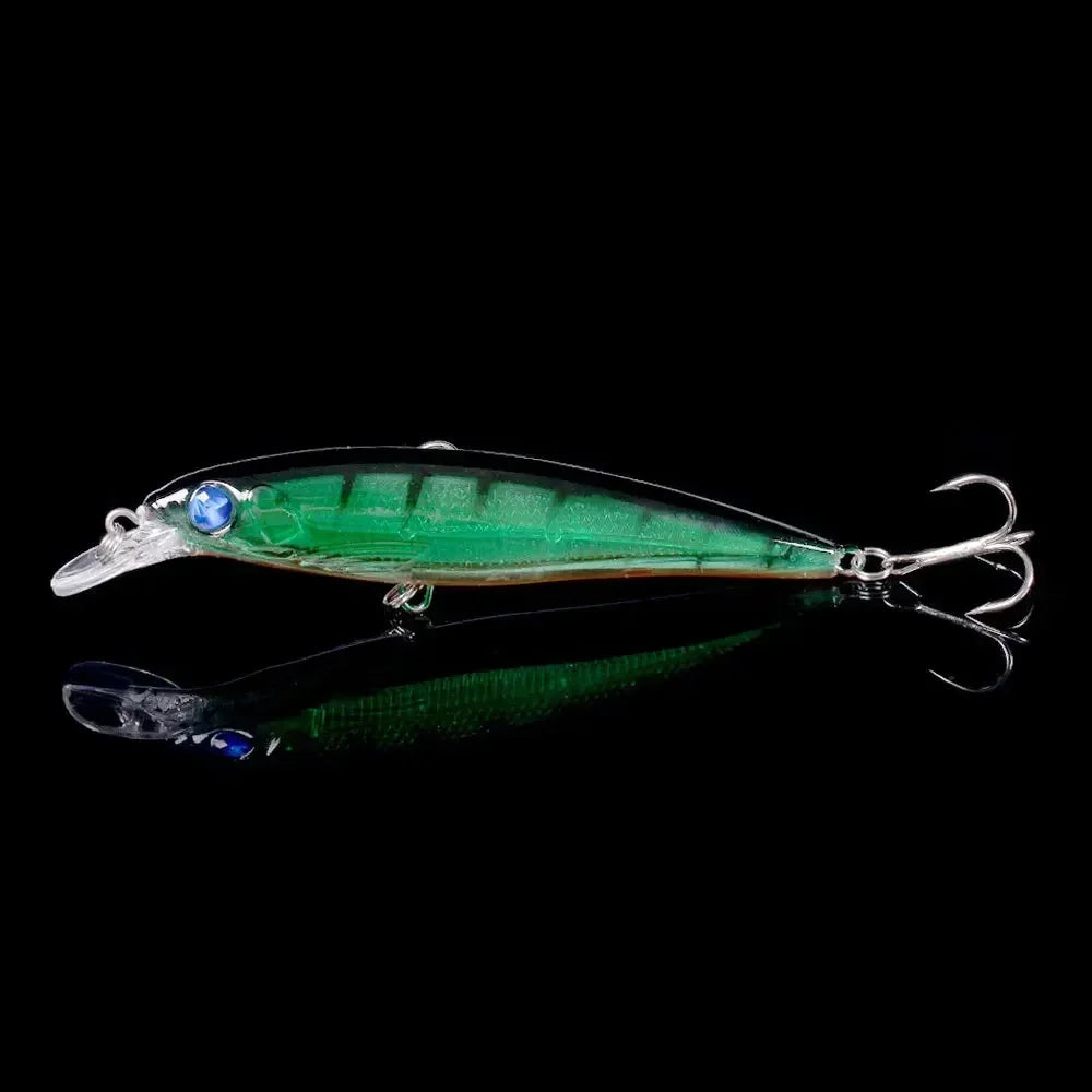 Laser Minnow Fishing Lure 11CM/13.5G Set Artificial Wobbler Topwater Bait Pesca Hard Crankbait Tackle for Bass 10/5Pcs