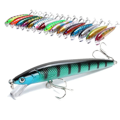 Minnow Fishing Lures Floating Hard Bait 95mm 7g Artificial Bait Wobbler Crankbait Carp Perch Pesca Fishing Tackle 10/5Pcs