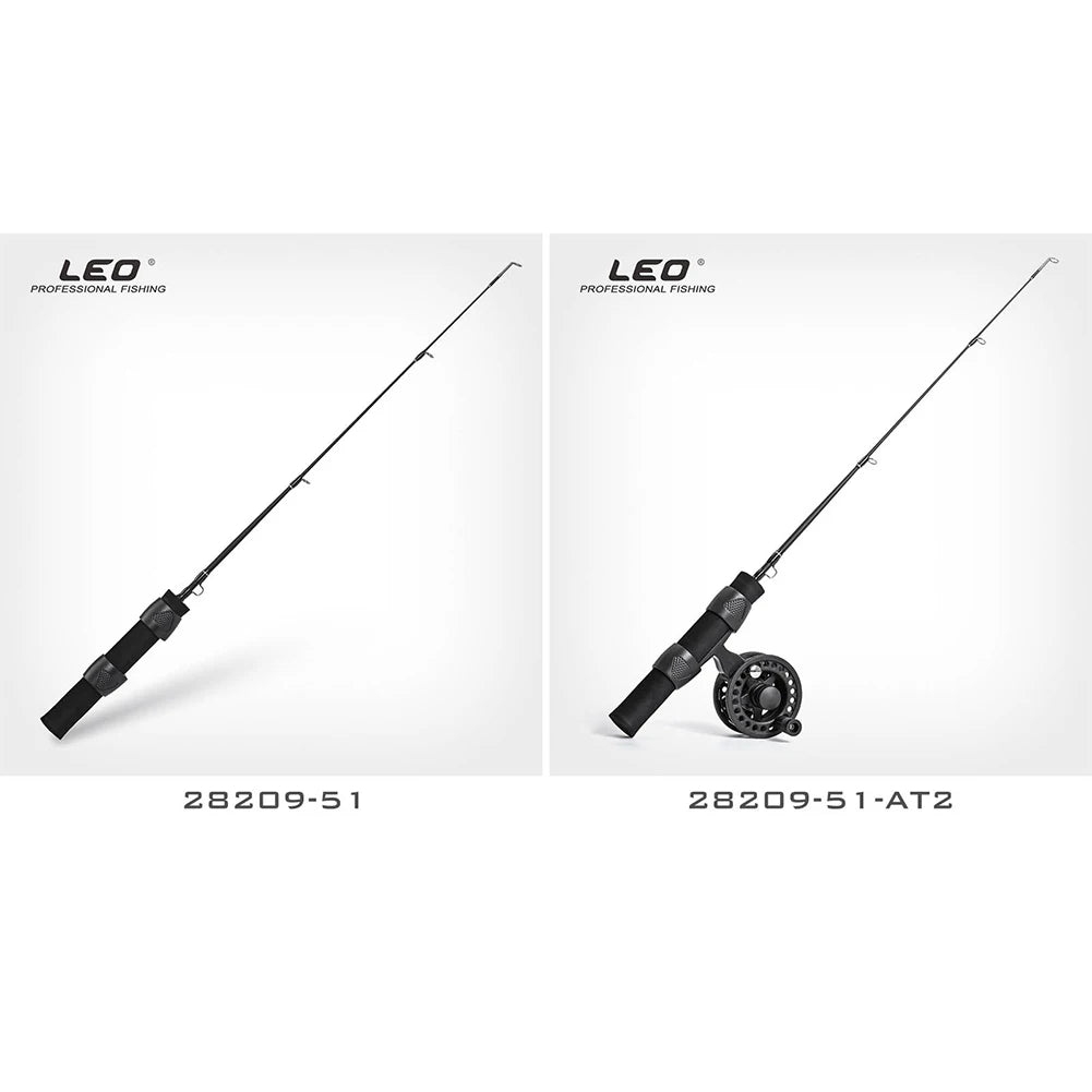 ⚙️Zestaw Podlodowy LEO 51 cm – Ultralekka Zimowa Wędka z Kołowrotkiem