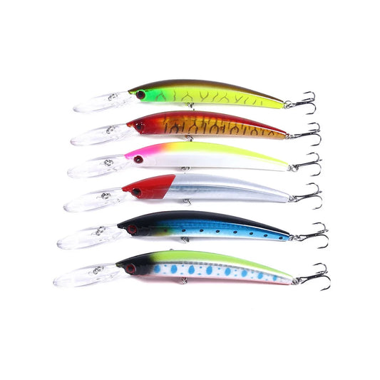 1pcs 15cm 15g Deep Diving Jerkbait Artificial Hard Bait Fishing Wobblers Minnow Lure for Bass Pike Carp Fishing Tackle
