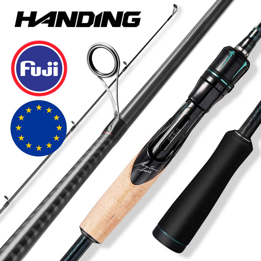 🎣 Wędka Spinningowa HANDING Magic L – 1.68–2.44 m, 30+24T Carbon, FUJI Rings, UL–H Power