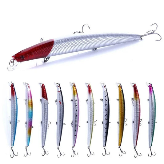 Minnow Fishing Lures Floating Hard Bait 18CM/26G Artificial Bait Wobbler Crankbait Carp Perch Pesca Fishing Tackle 10Pcs