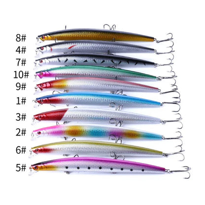 Minnow Fishing Lures Floating Hard Bait 18CM/26G Artificial Bait Wobbler Crankbait Carp Perch Pesca Fishing Tackle 10Pcs