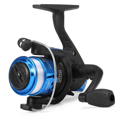 Fishing Rod and Reel Combo Full Kit 1.8m Telescopic Fishing Rod Pole and Spinning Reel Set with Lures Swivels Bell Float Hair Ri
