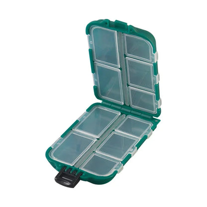 Fishing Storage Case Mini Fishing Tackle Spoon Hook Bait Box Waterproof Portable With Independent Grids Fishing Accessories
